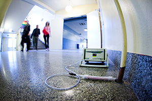 Radonsniffing på arbeidsplass